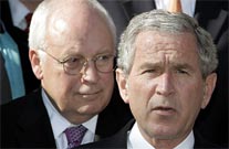 The Bush-Cheney factor: How will McCain use them?